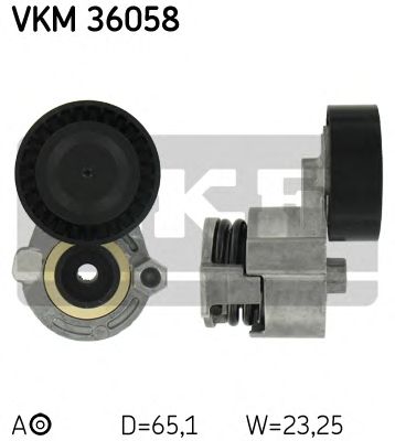 VKM 36058 SKF Натяжний ролик1
